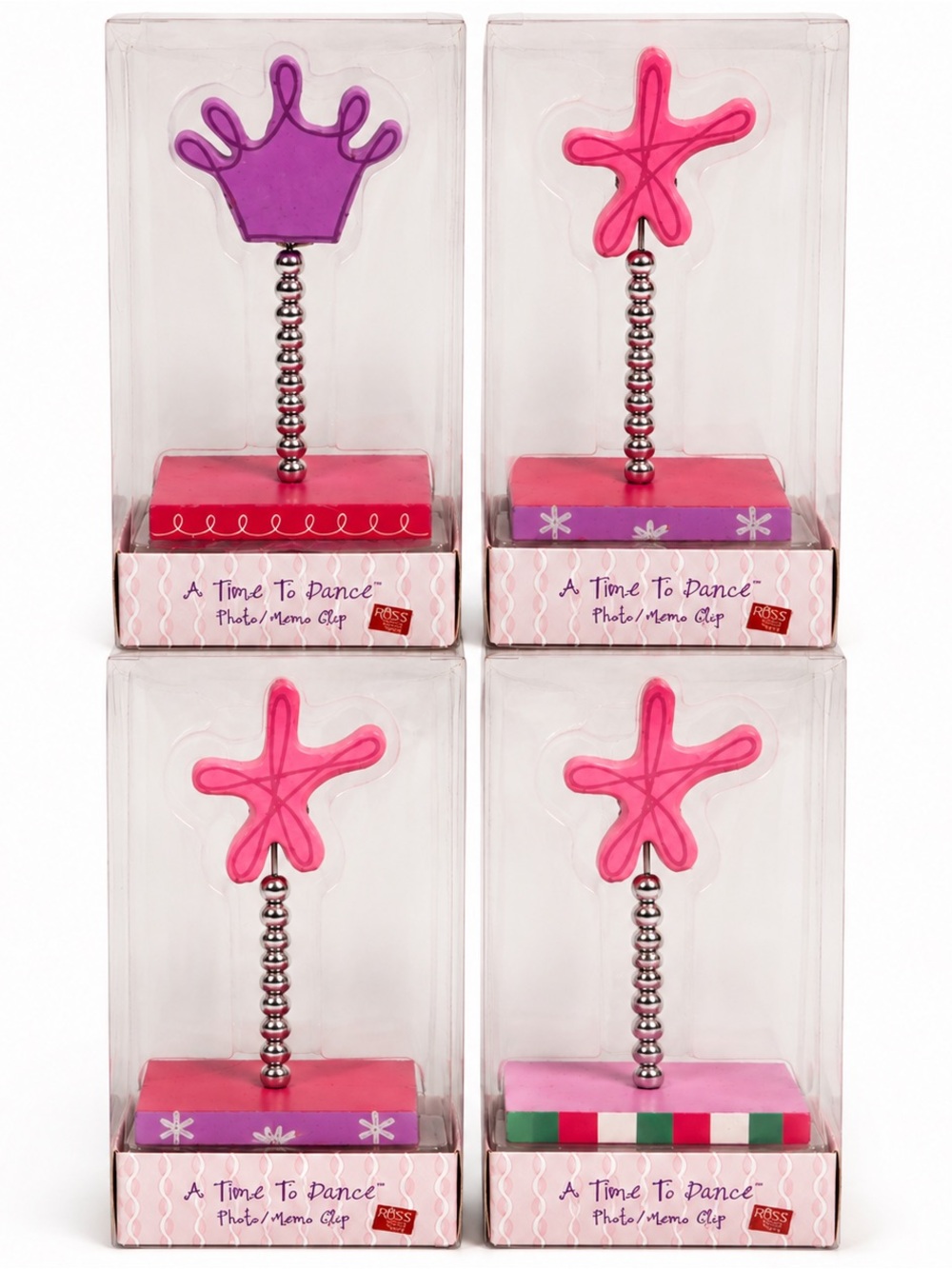 Vintage Russ A Time To Dance Photo Memo Holders Lot of 4 NIB Deadstock